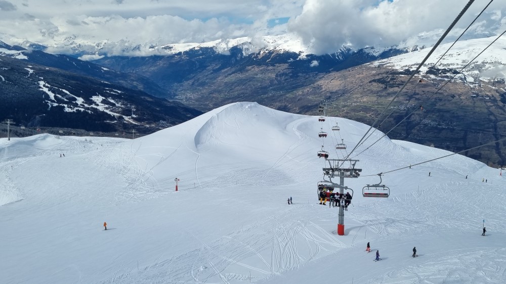 Pistes van Paradiski.